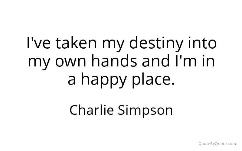 Preview image for this quote by Charlie Simpson