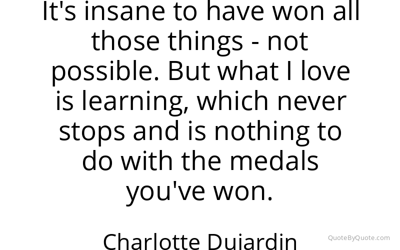 Preview image for this quote by Charlotte Dujardin