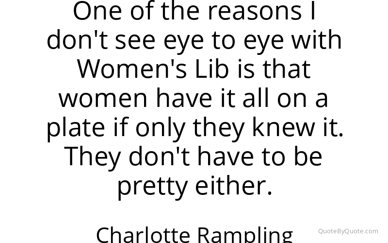 Preview image for this quote by Charlotte Rampling