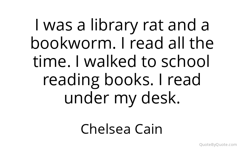 Preview image for this quote by Chelsea Cain