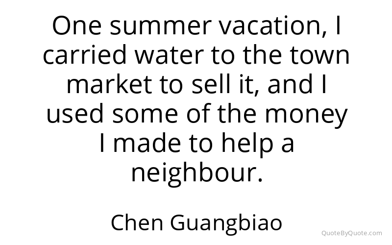 Preview image for this quote by Chen Guangbiao