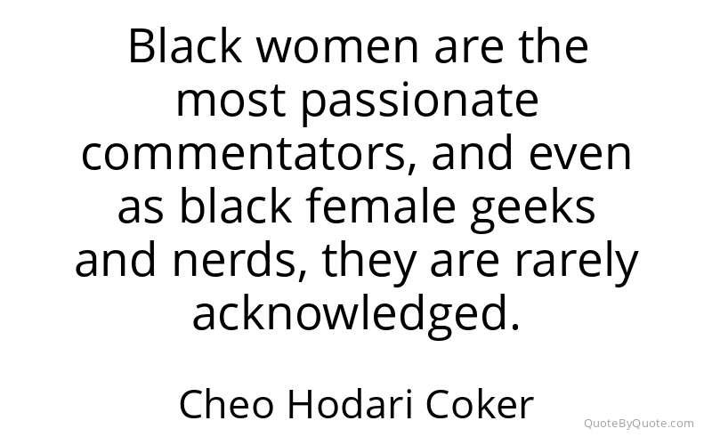 Preview image for this quote by Cheo Hodari Coker