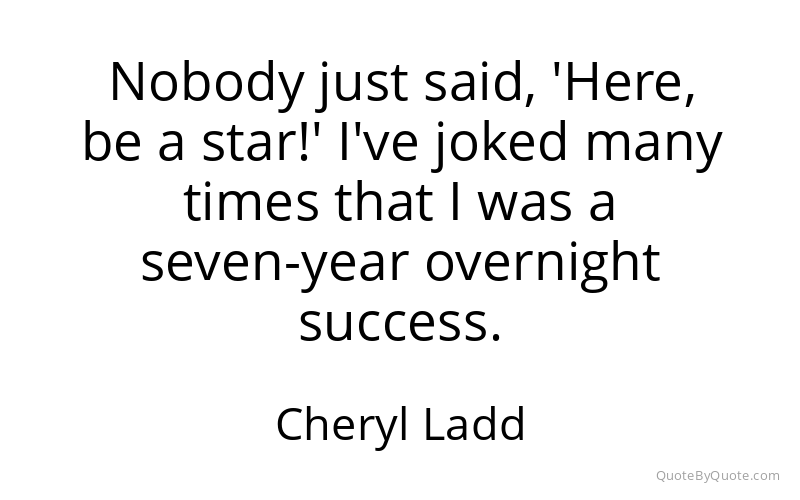 Preview image for this quote by Cheryl Ladd