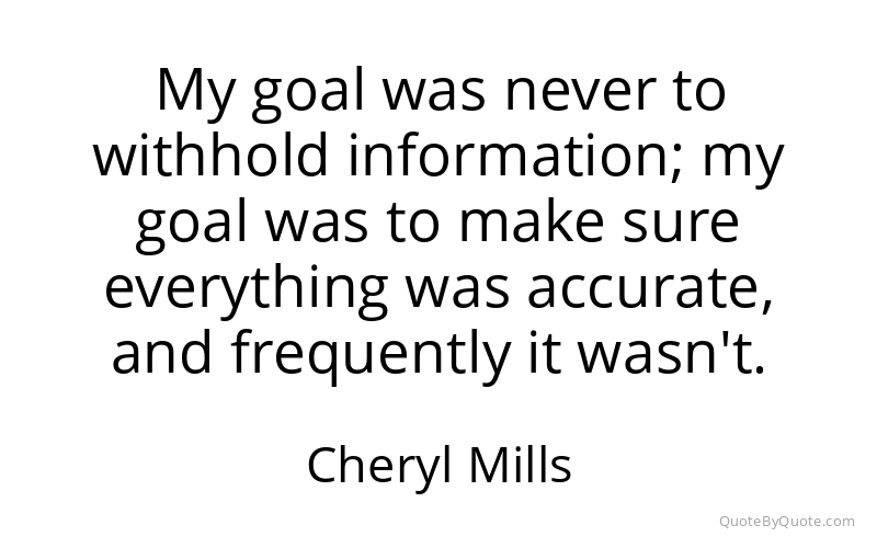 Preview image for this quote by Cheryl Mills