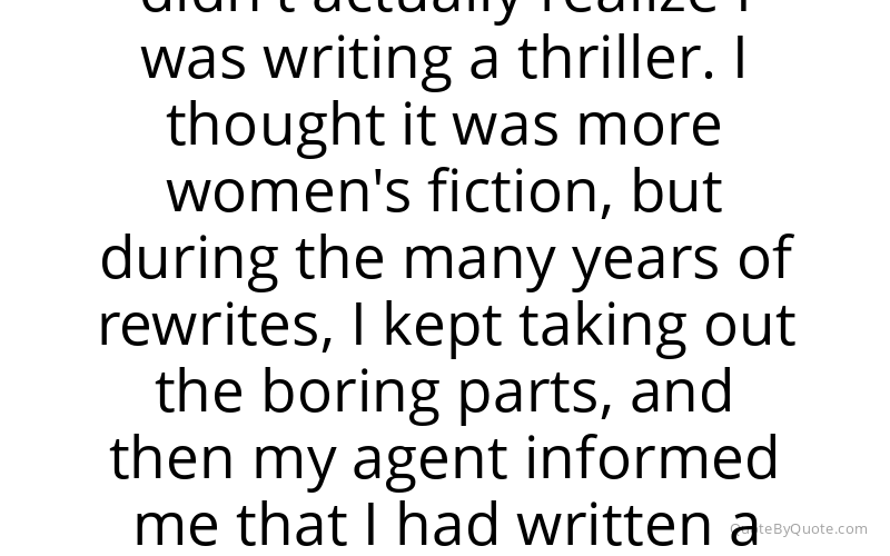 Preview image for this quote by Chevy Stevens