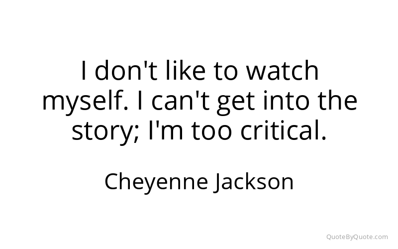 Preview image for this quote by Cheyenne Jackson