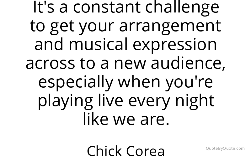 Preview image for this quote by Chick Corea