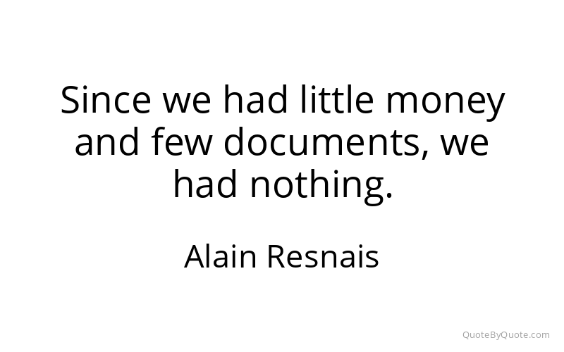 Preview image for this quote by Alain Resnais