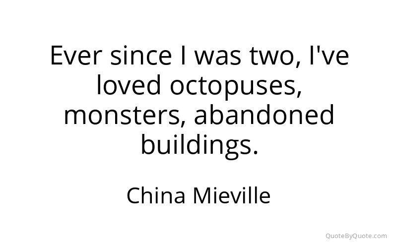 Preview image for this quote by China Mieville