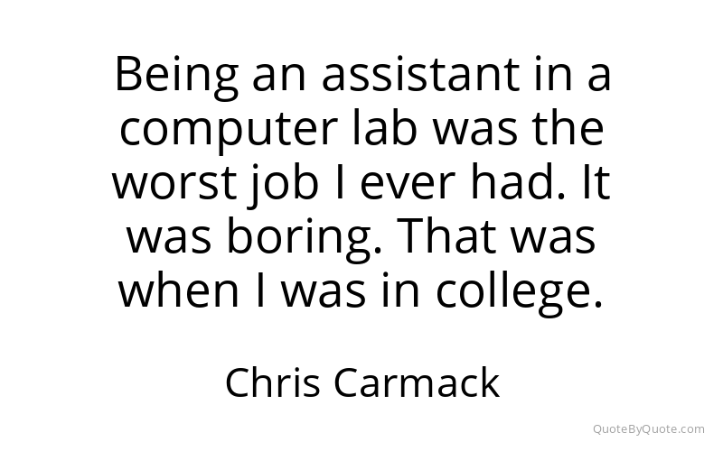 Preview image for this quote by Chris Carmack