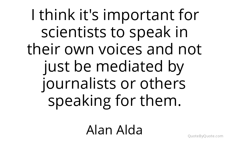 Preview image for this quote by Alan Alda