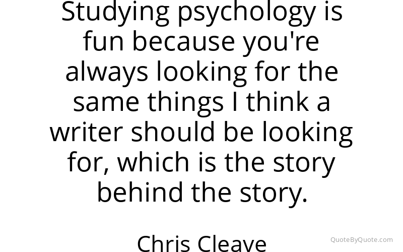 Preview image for this quote by Chris Cleave