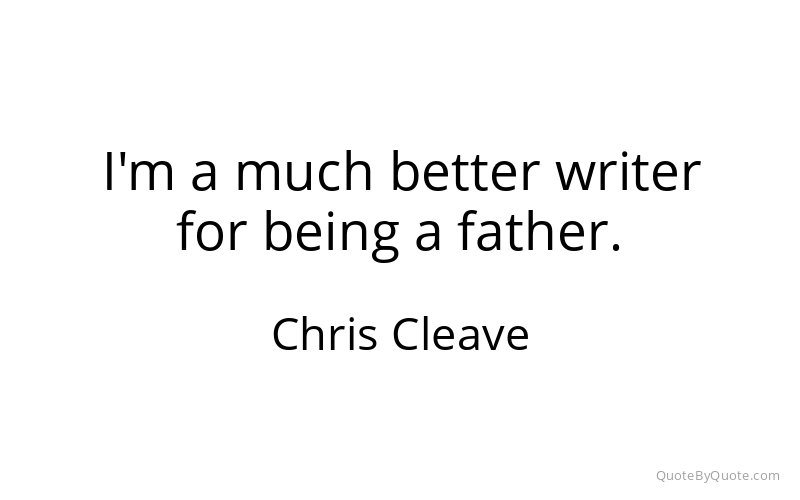 Preview image for this quote by Chris Cleave