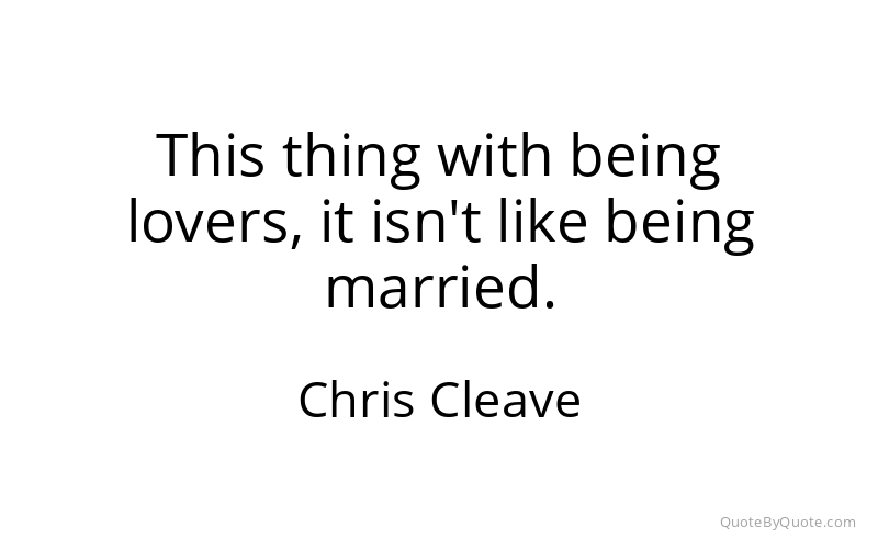 Preview image for this quote by Chris Cleave