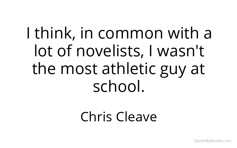 Preview image for this quote by Chris Cleave