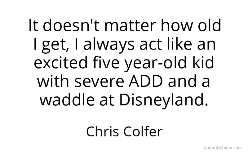 Preview image for this quote by Chris Colfer