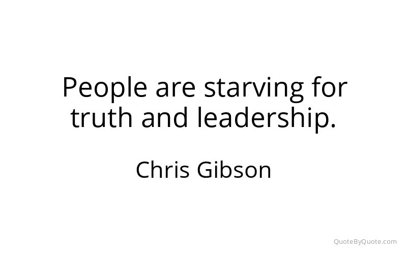 Preview image for this quote by Chris Gibson