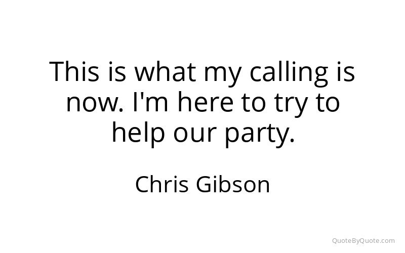Preview image for this quote by Chris Gibson