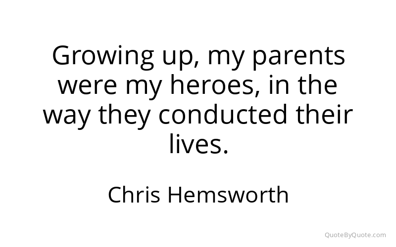 Preview image for this quote by Chris Hemsworth