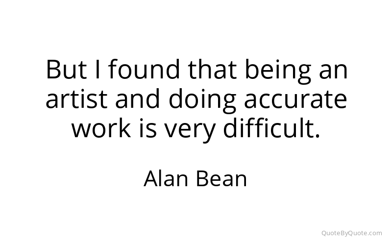 Preview image for this quote by Alan Bean