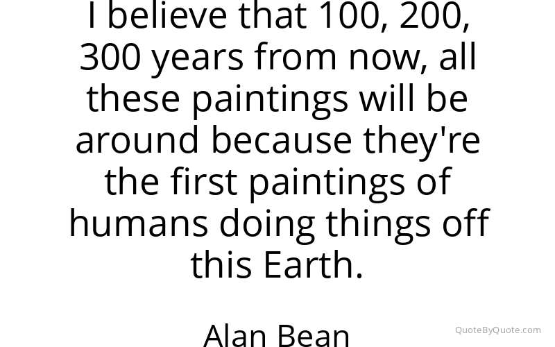 Preview image for this quote by Alan Bean