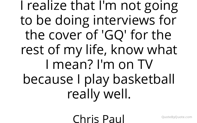 Preview image for this quote by Chris Paul