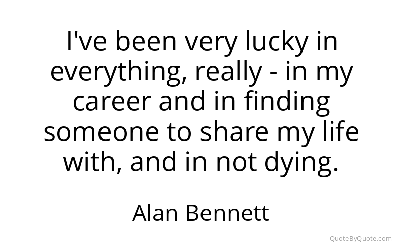 Preview image for this quote by Alan Bennett