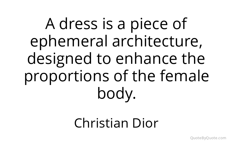 Preview image for this quote by Christian Dior