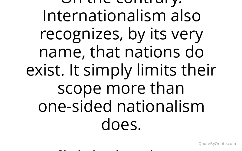 Preview image for this quote by Christian Lous Lange