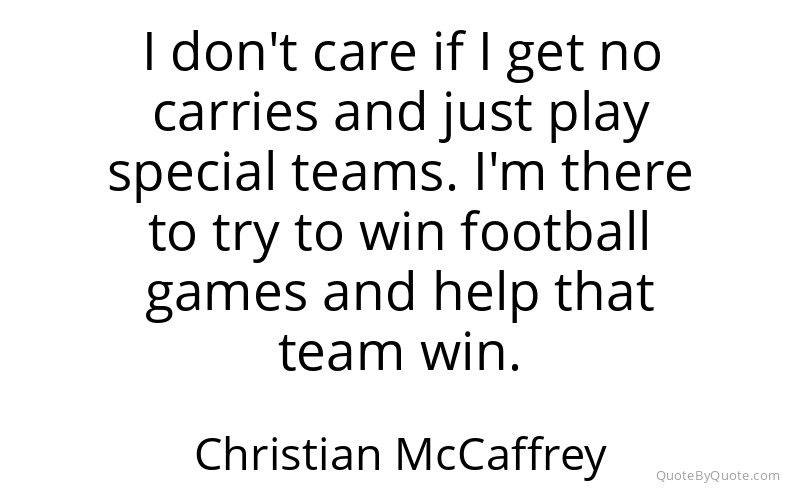 Preview image for this quote by Christian McCaffrey
