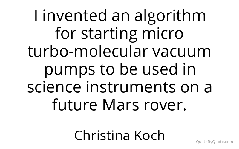 Preview image for this quote by Christina Koch