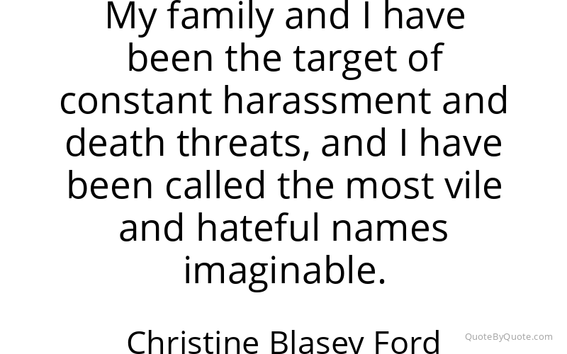 Preview image for this quote by Christine Blasey Ford