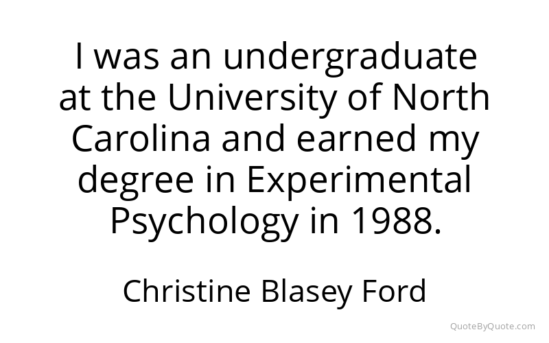 Preview image for this quote by Christine Blasey Ford