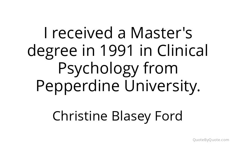 Preview image for this quote by Christine Blasey Ford