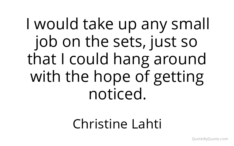 Preview image for this quote by Christine Lahti