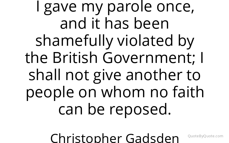 Preview image for this quote by Christopher Gadsden