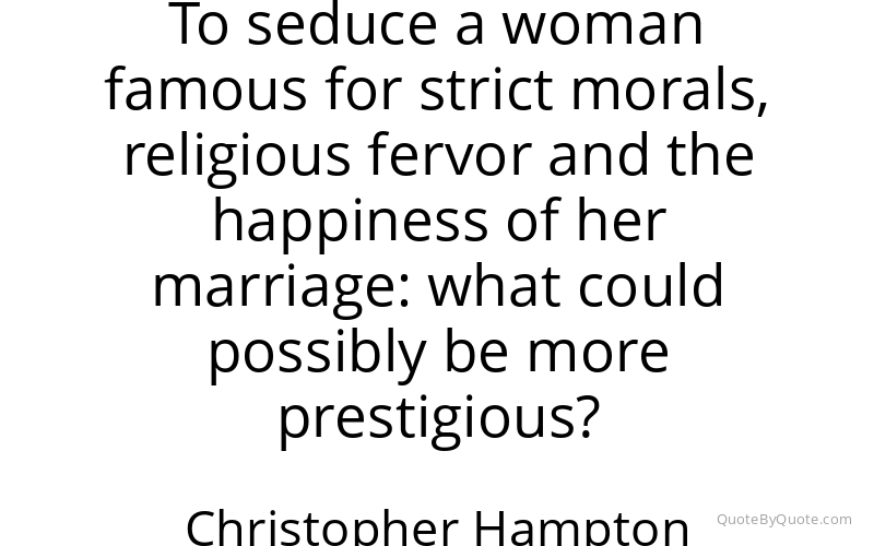 Preview image for this quote by Christopher Hampton
