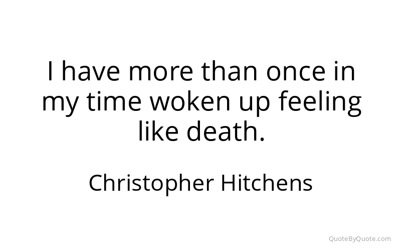 Preview image for this quote by Christopher Hitchens