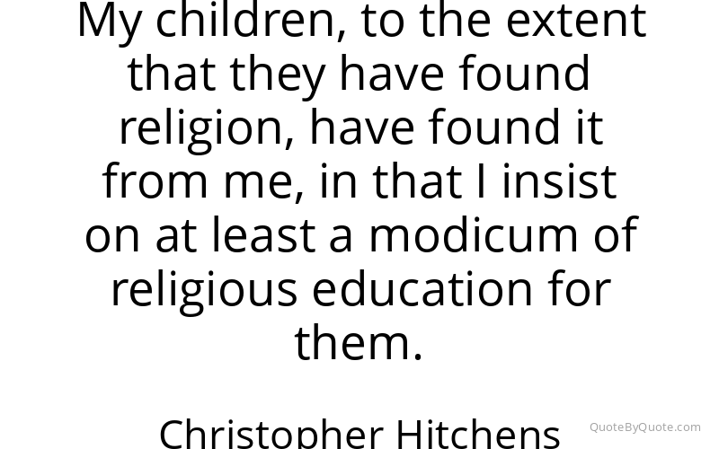 Preview image for this quote by Christopher Hitchens