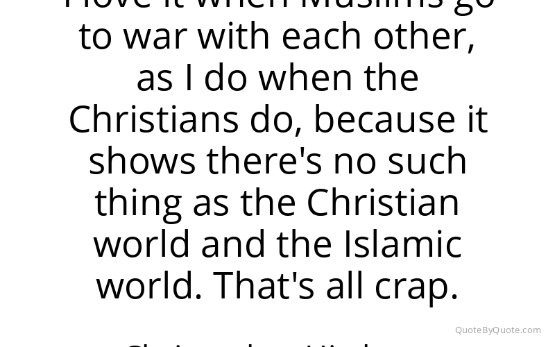 Preview image for this quote by Christopher Hitchens