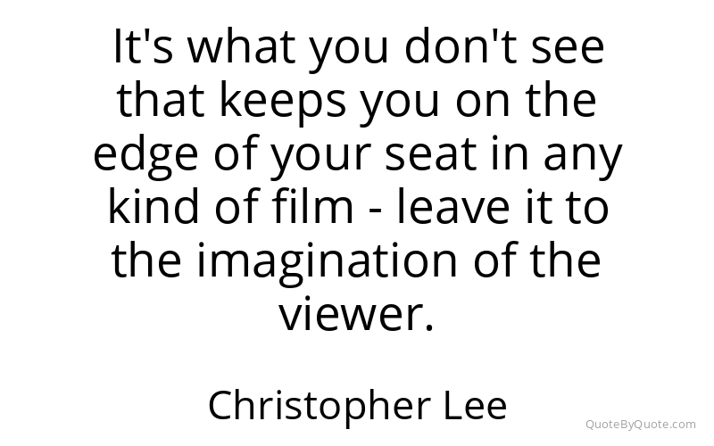 Preview image for this quote by Christopher Lee