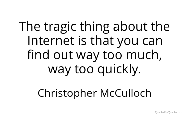Preview image for this quote by Christopher McCulloch