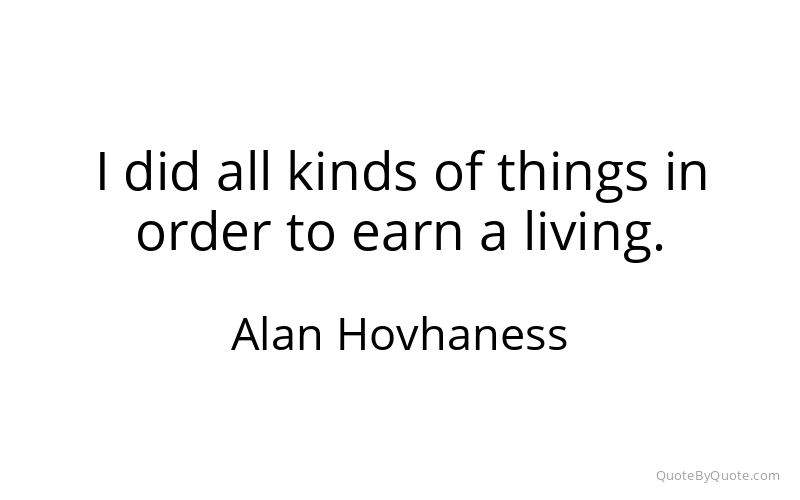 Preview image for this quote by Alan Hovhaness