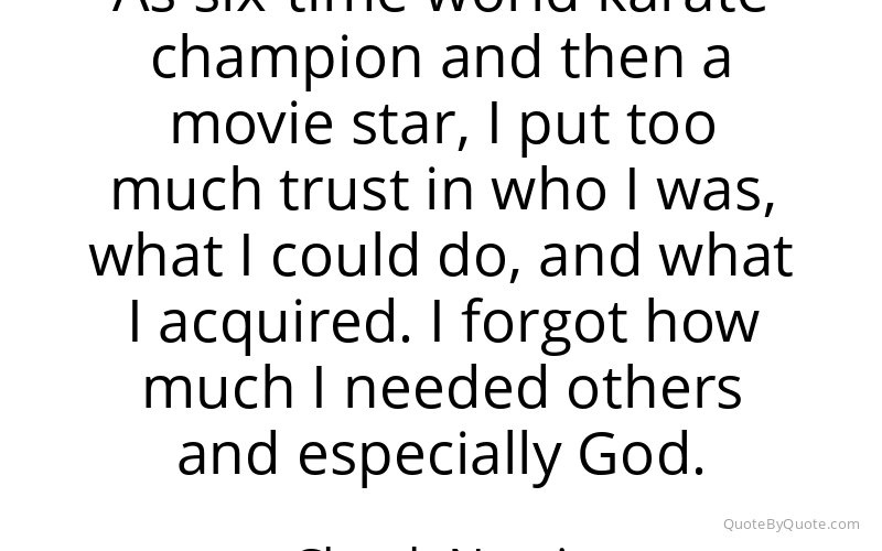 Preview image for this quote by Chuck Norris