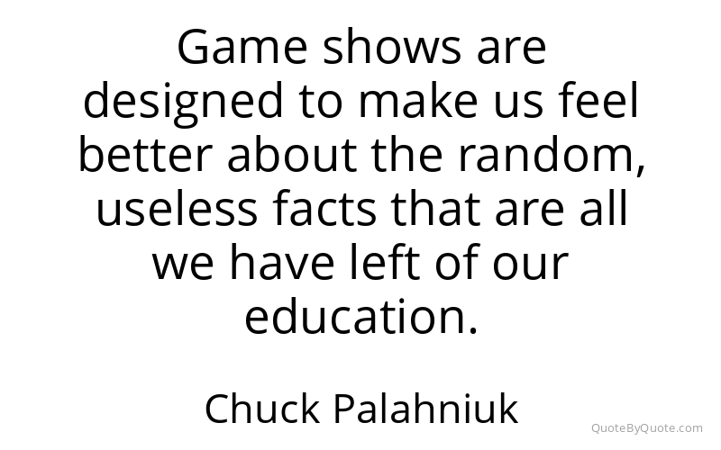 Preview image for this quote by Chuck Palahniuk