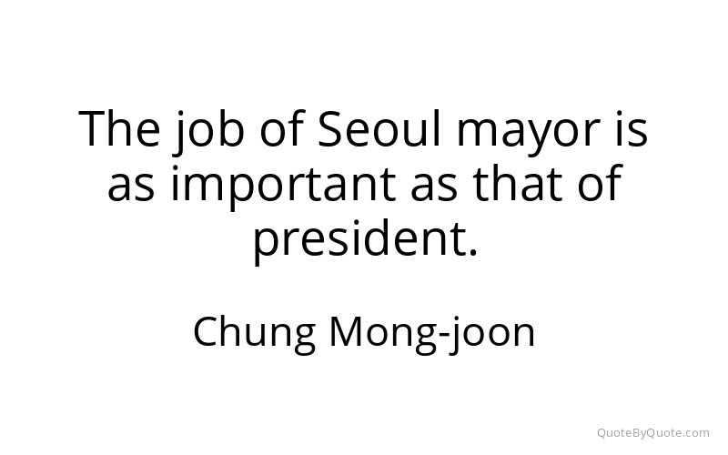 Preview image for this quote by Chung Mong-joon
