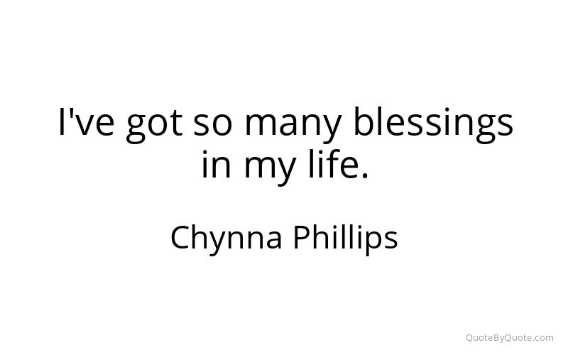 Preview image for this quote by Chynna Phillips