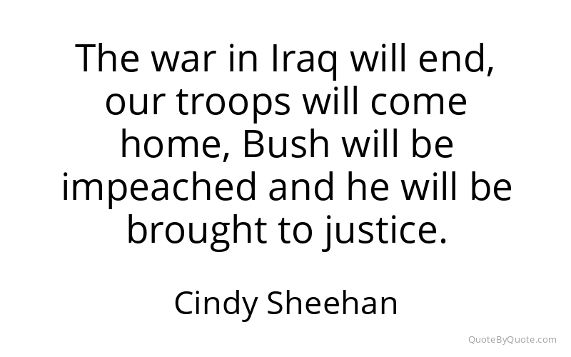 Preview image for this quote by Cindy Sheehan