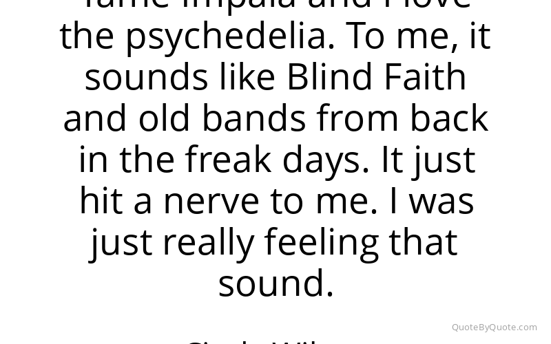 Preview image for this quote by Cindy Wilson