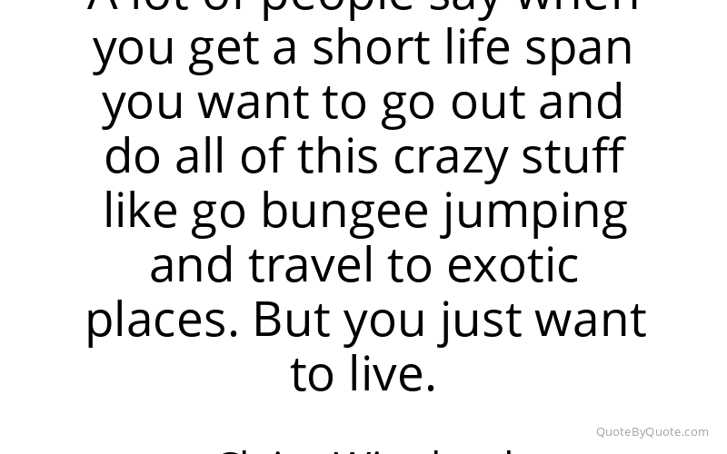 Preview image for this quote by Claire Wineland